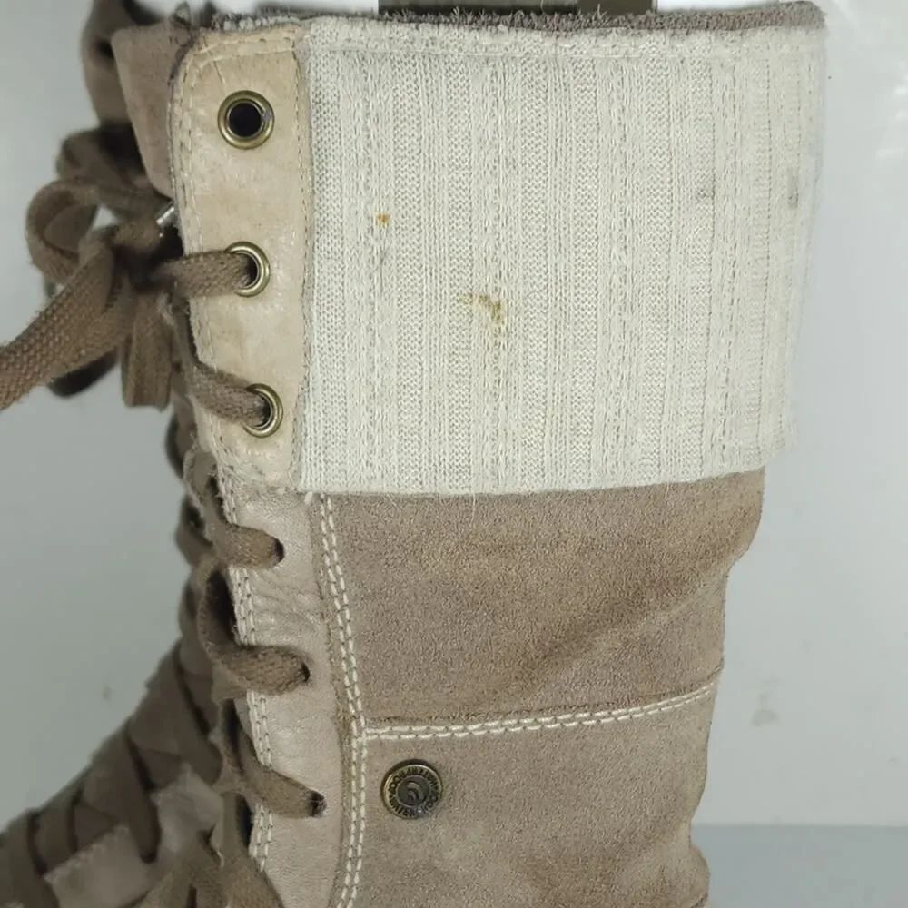 The North Face Women's Snowtropolis US6,5 Brown Suede Insulated Lace Up Boots - Picture 12 of 16